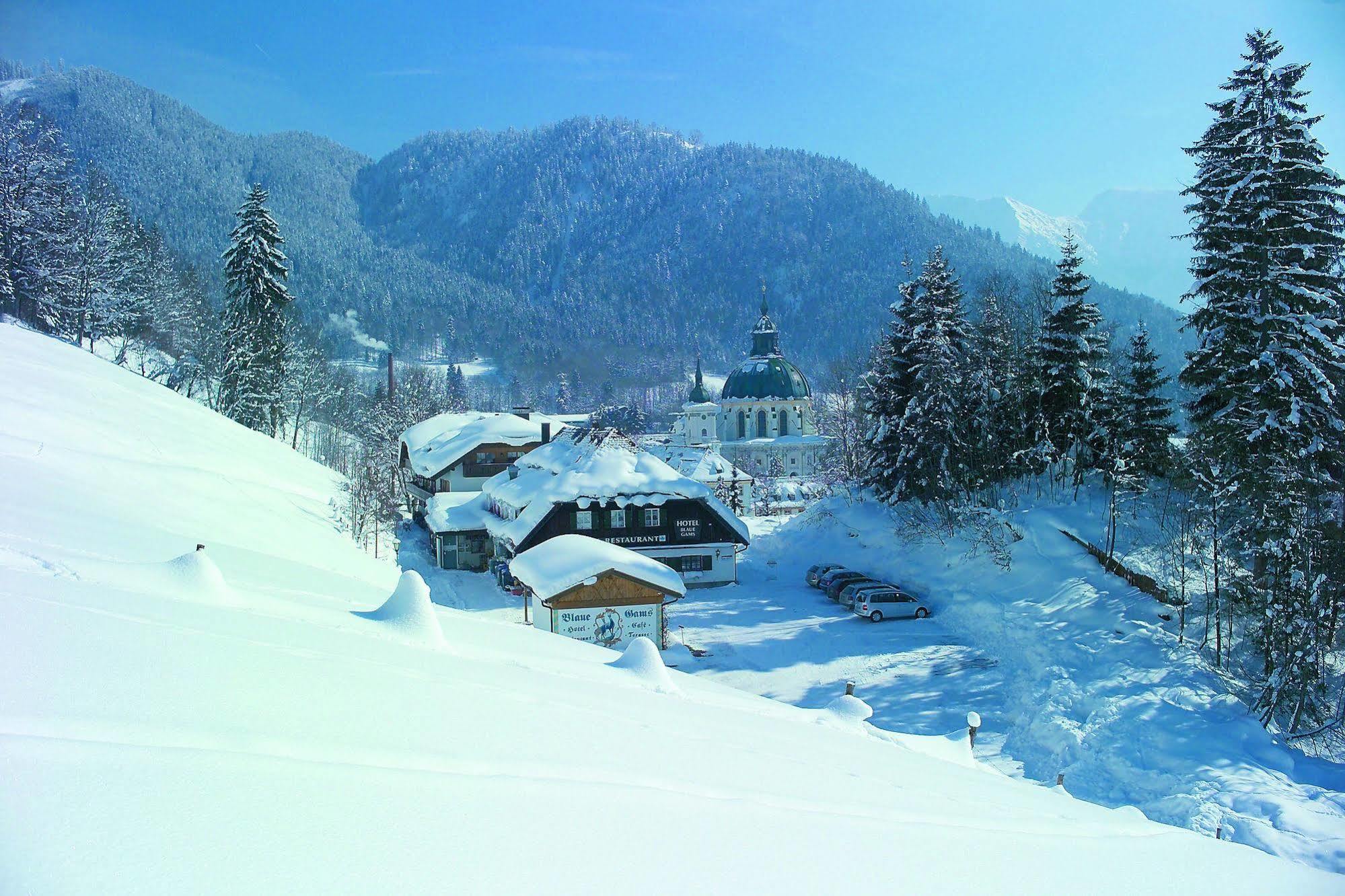 Gasthof Blaue Gams Ettal Dış mekan fotoğraf